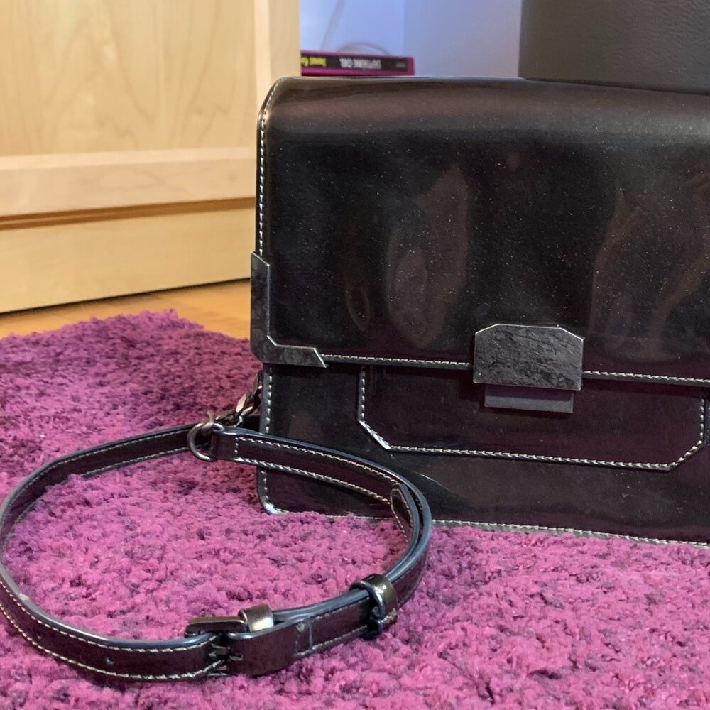 Gunmetal purse